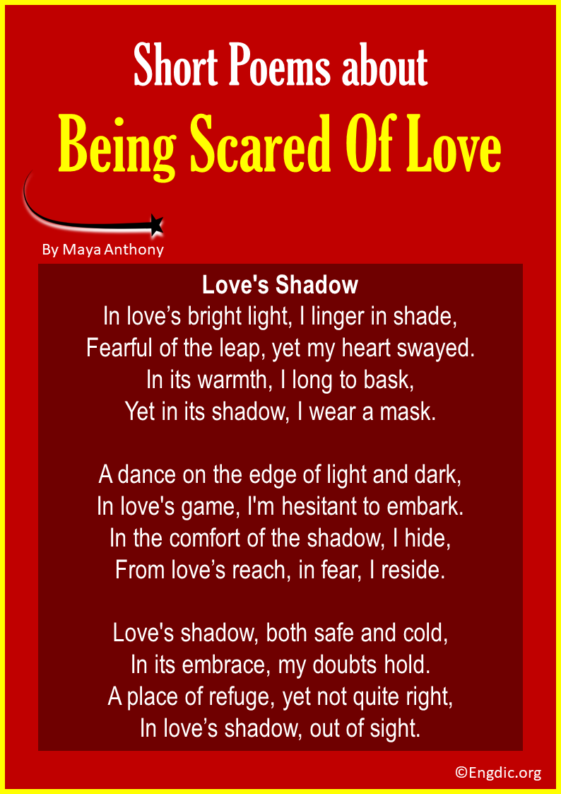 10 Best Short Poems about Being Scared Of Love - EngDic