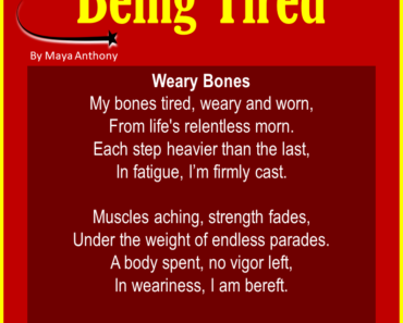 10 Best Short Poems about Being Tired