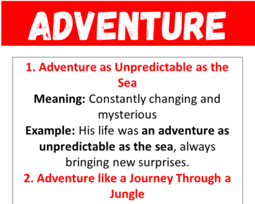 20 Best Similes for Adventure (with Meanings and Examples)
