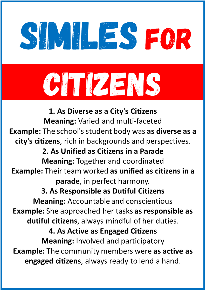 Similes for Citizens