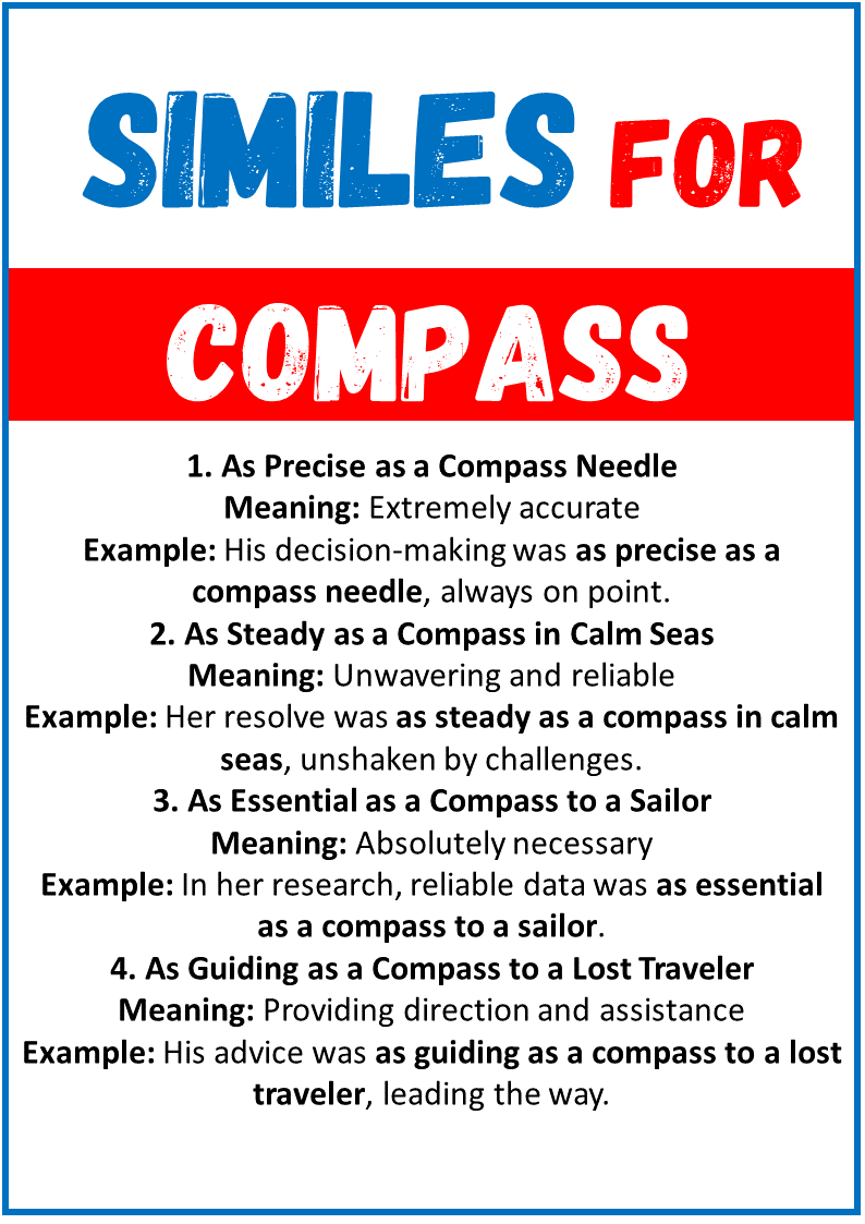 Similes for Compass