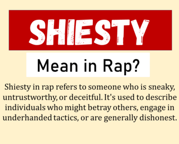 What Does Shiesty Mean In Rap? (Origin & Usage)