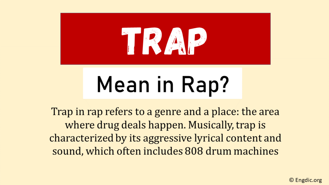 What Does Trap Mean In Rap