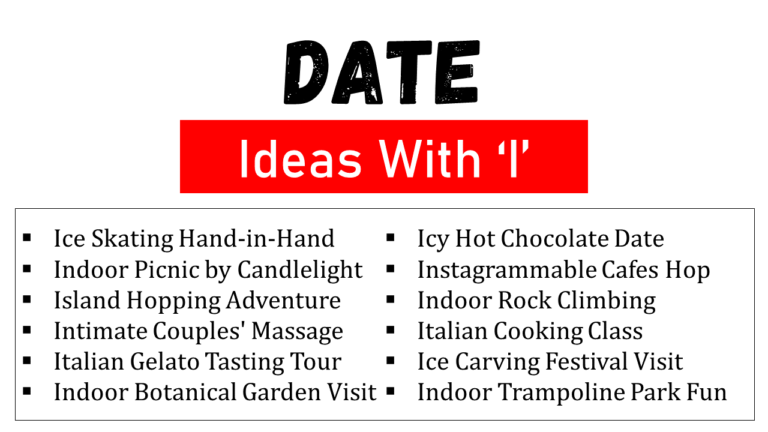 100 Funny and Cute Date Ideas That Start With I – EngDic