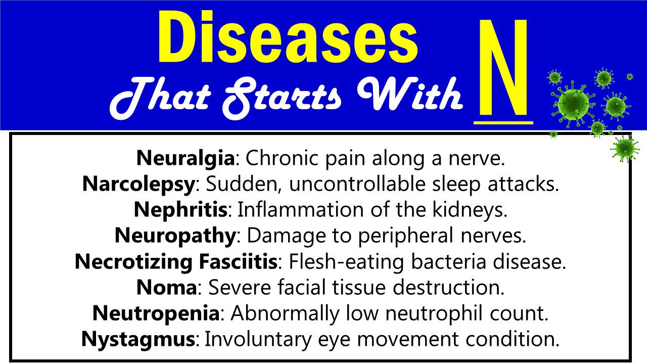 diseases that start with n