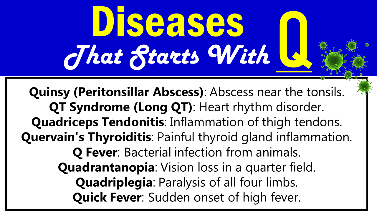 diseases that start with q