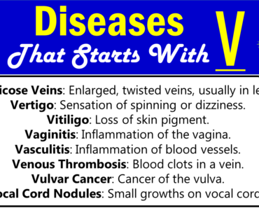 All Diseases that Start with V (Rare, Deadly, and Many More!)
