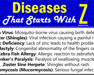 All Diseases that Start with Z (Rare, Deadly, and Many More!)