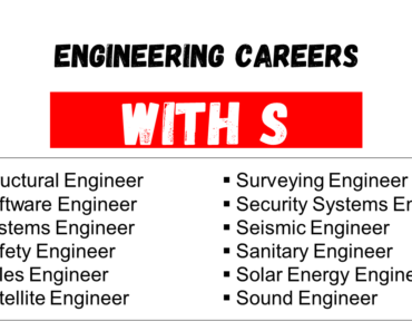 Top 50 Engineering Careers That Start With S