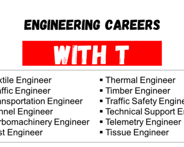 Top 50 Engineering Careers That Start With T