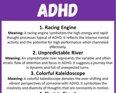 50 Metaphors for ADHD (With Meaning)