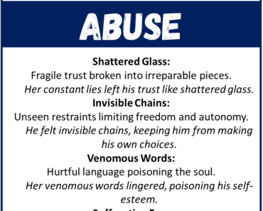 20 Best Metaphors for Abuse (With Meanings & Examples)