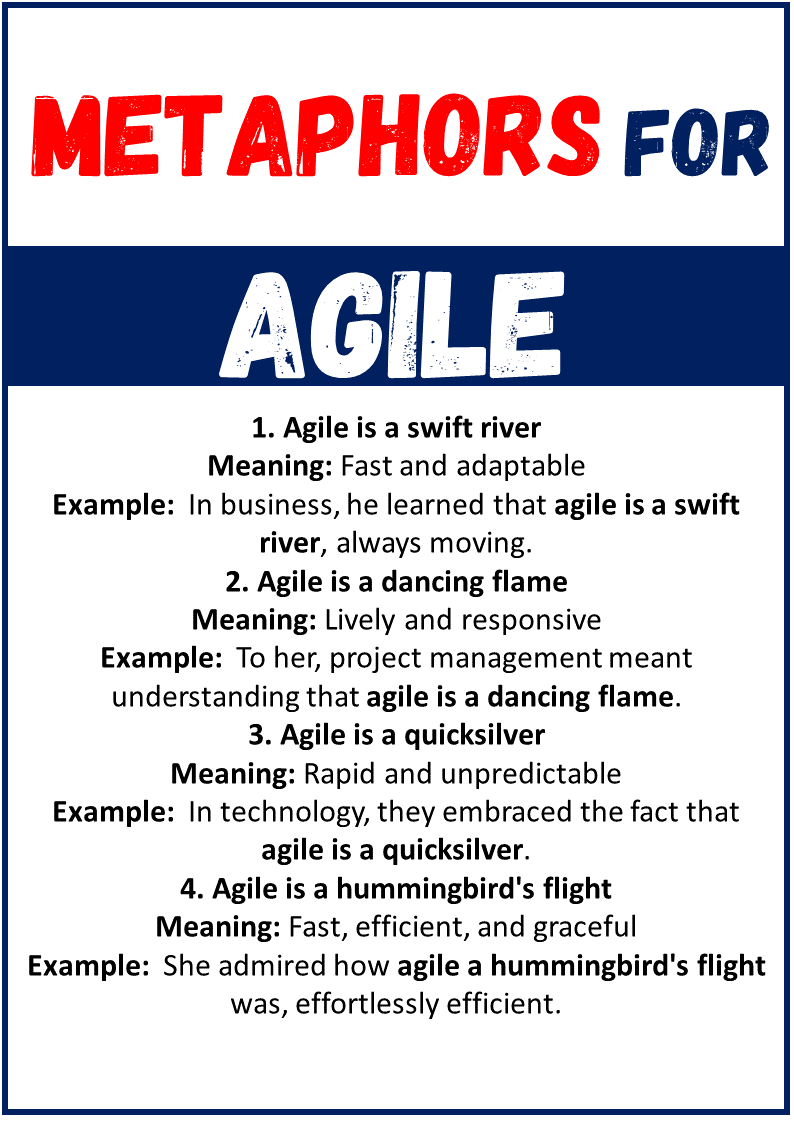 metaphors for Agile