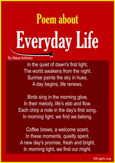 10 Best Short Poems About Everyday Life - EngDic