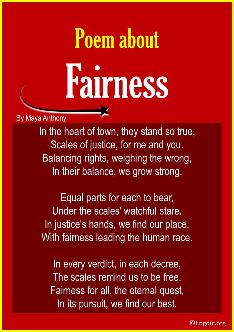 poems about Fairness