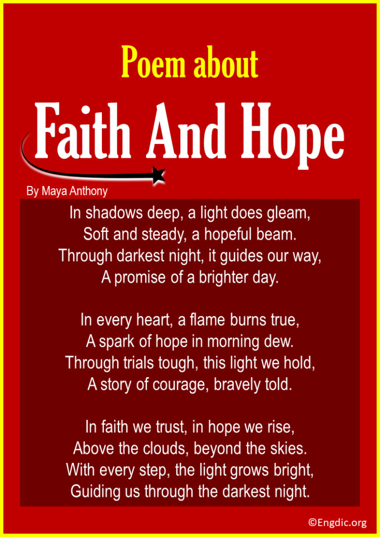 10 Best Short Poems About Faith And Hope - EngDic