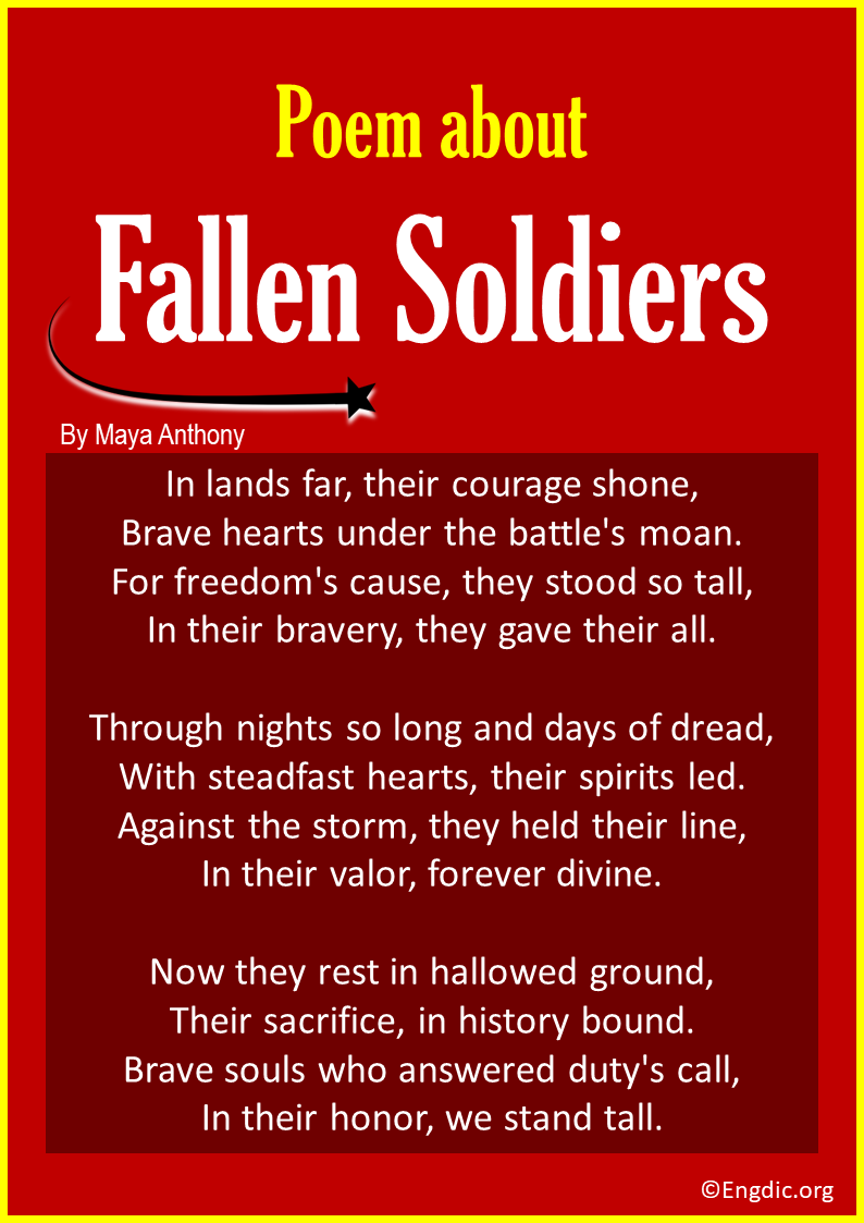 poems about Fallen Soldiers