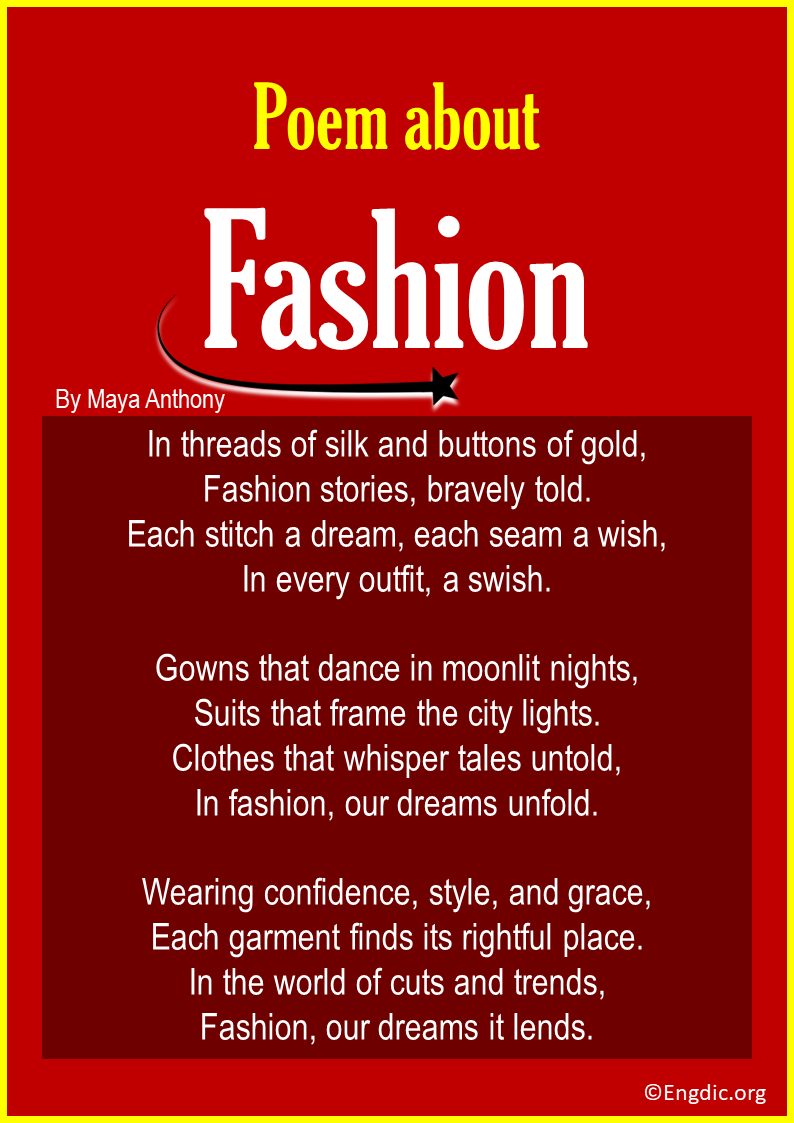 poems about Fashion