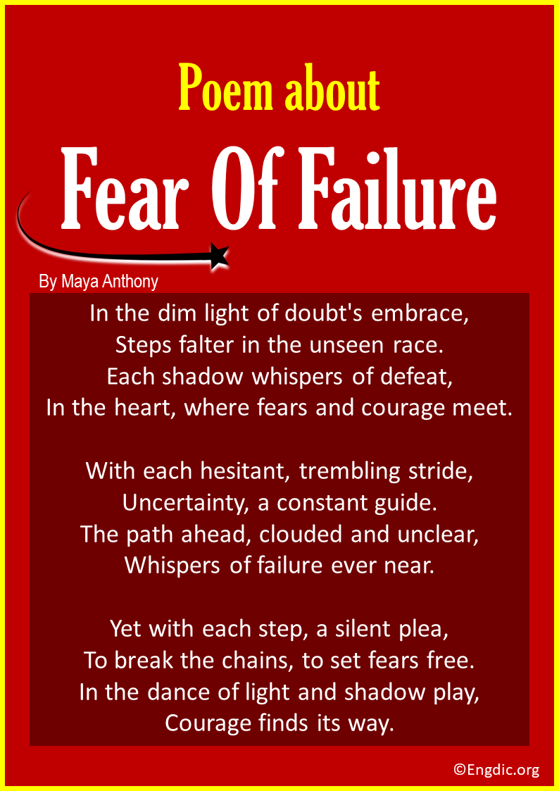 poems about Fear Of Failure