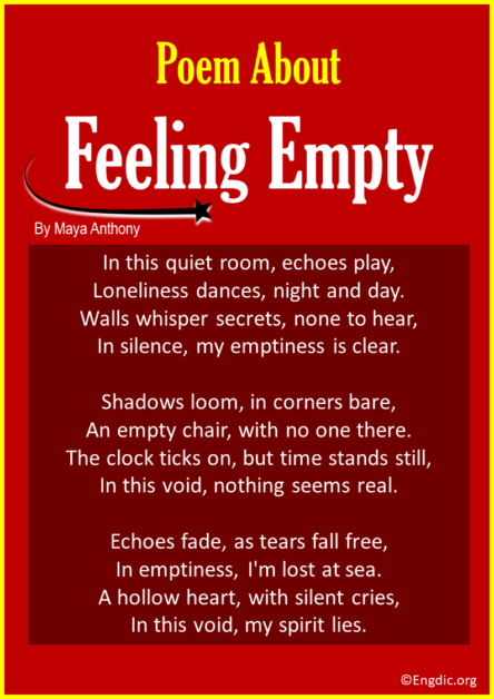 10 Best Short Poems About Feeling Empty - EngDic