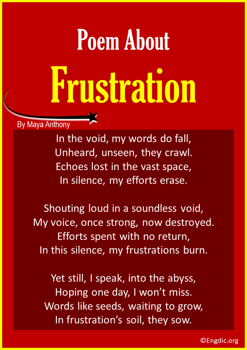 poems about Frustration