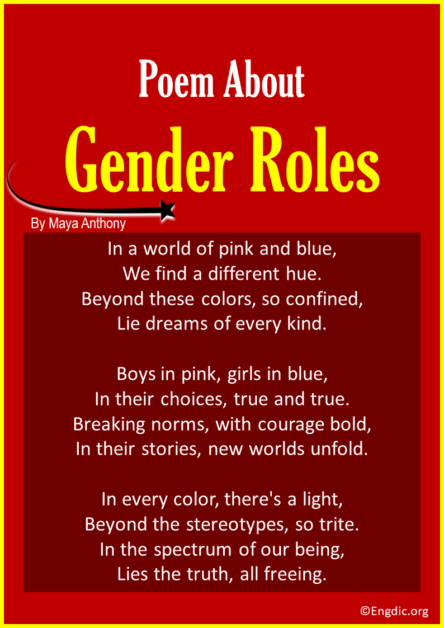 10 Best Short Poems About Gender Roles - EngDic