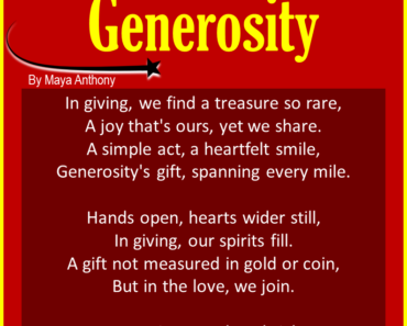 10 Best Short Poems About Generosity