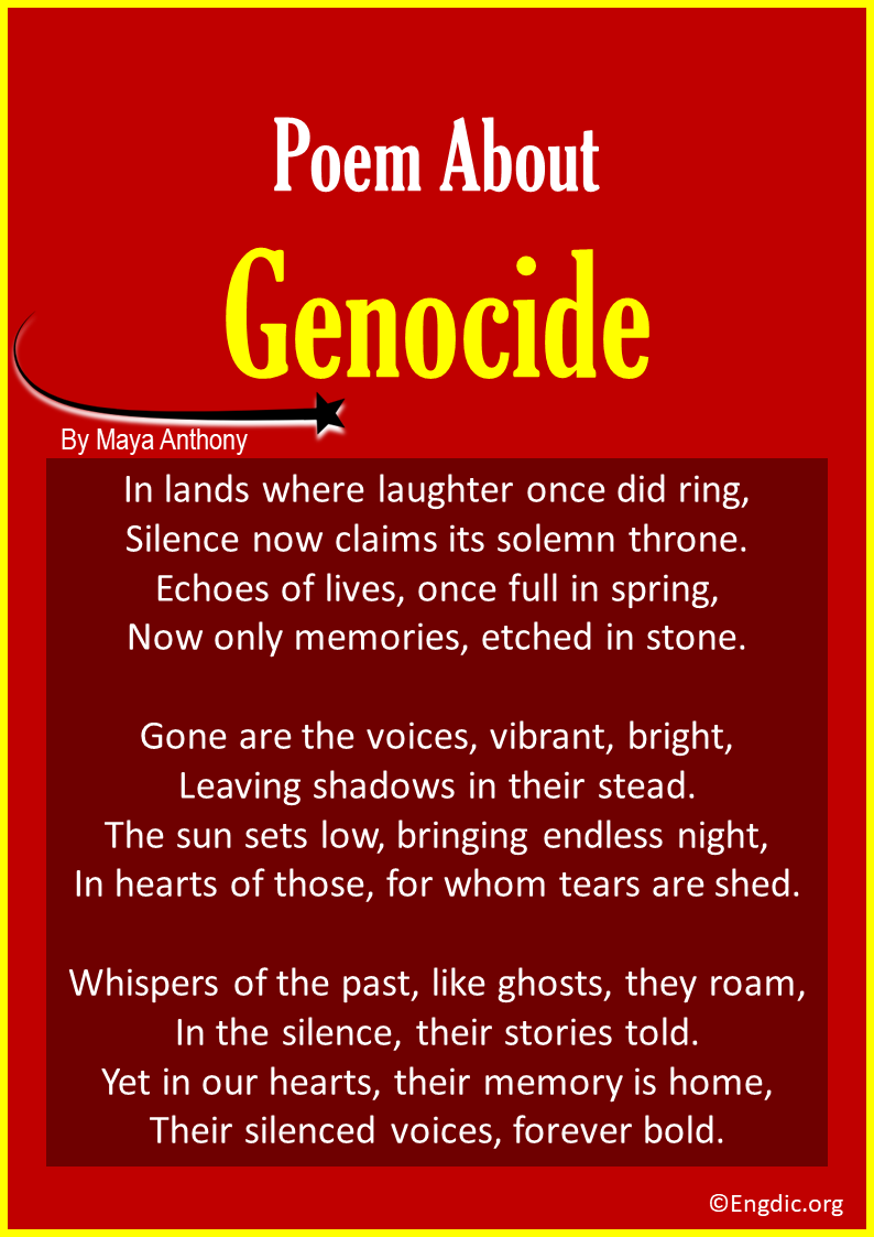 poems about Genocide