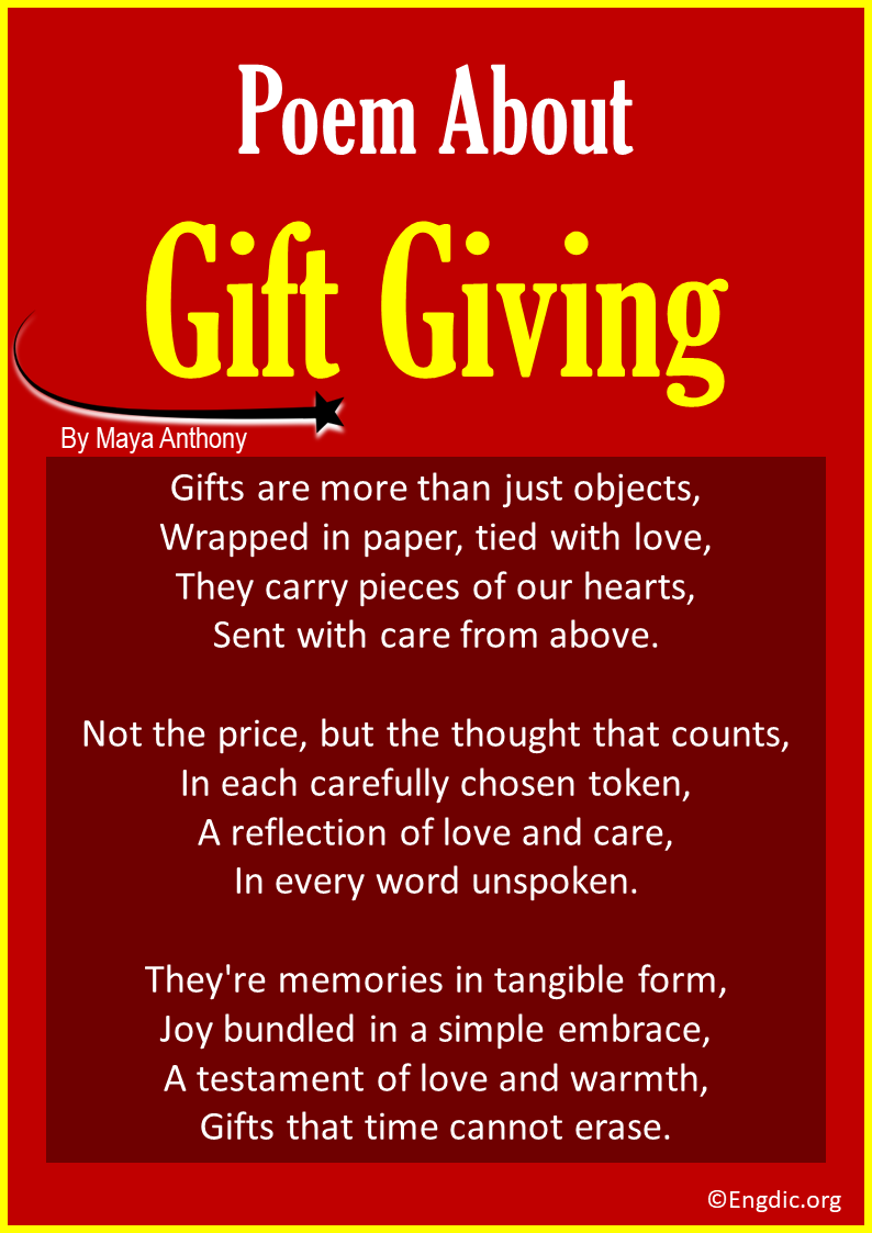 poems about Gift Giving