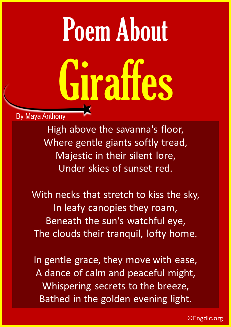 poems about Giraffes