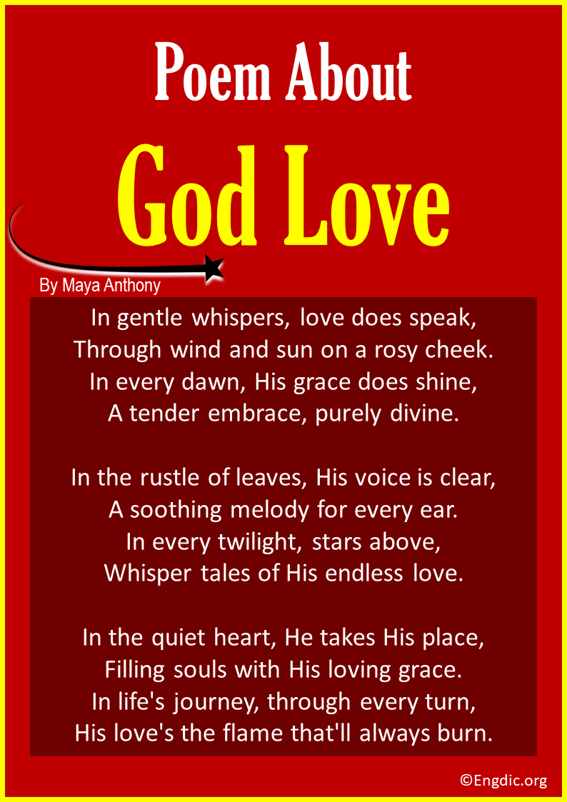 10 Best Short Poems About God Love - EngDic