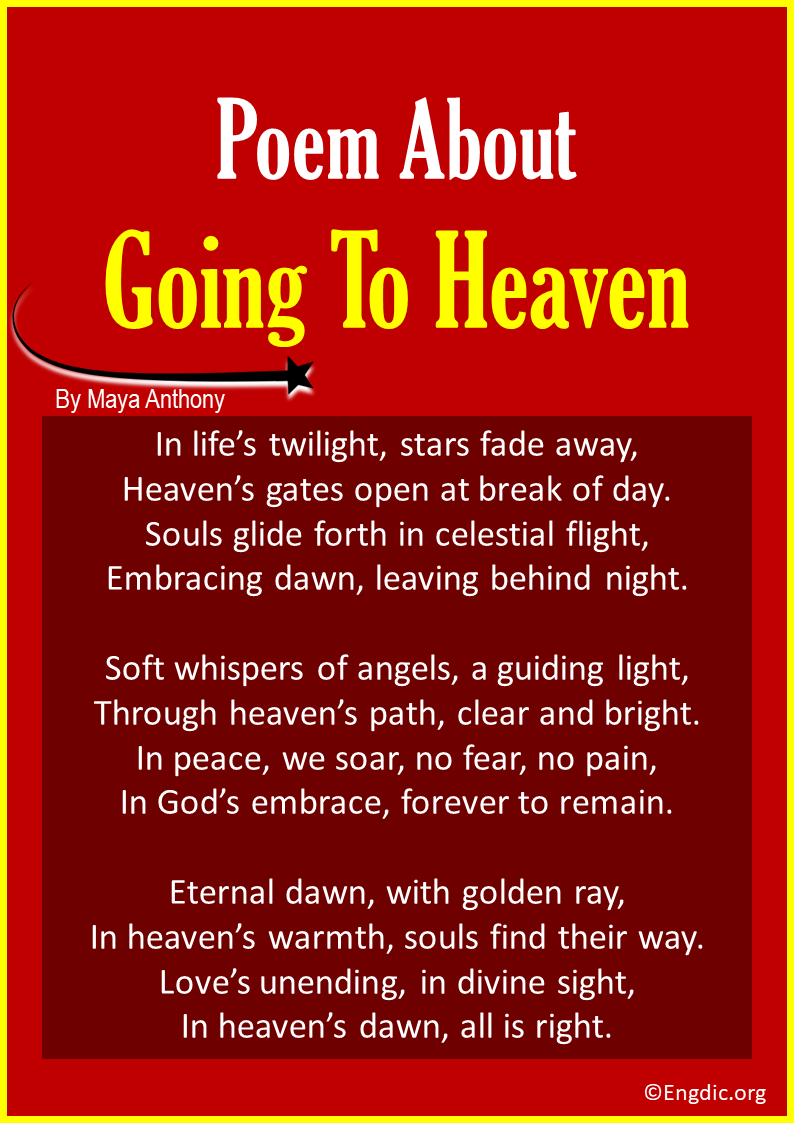 poems about Going To Heaven