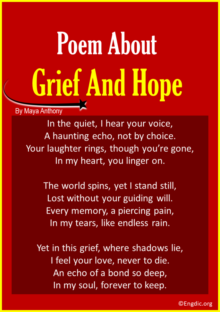 10 Best Short Poems About Grief And Hope - EngDic