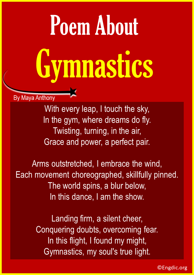 poems about Gymnastics