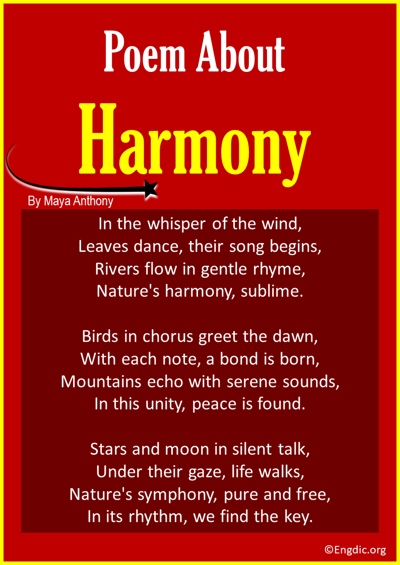 poems about Harmony