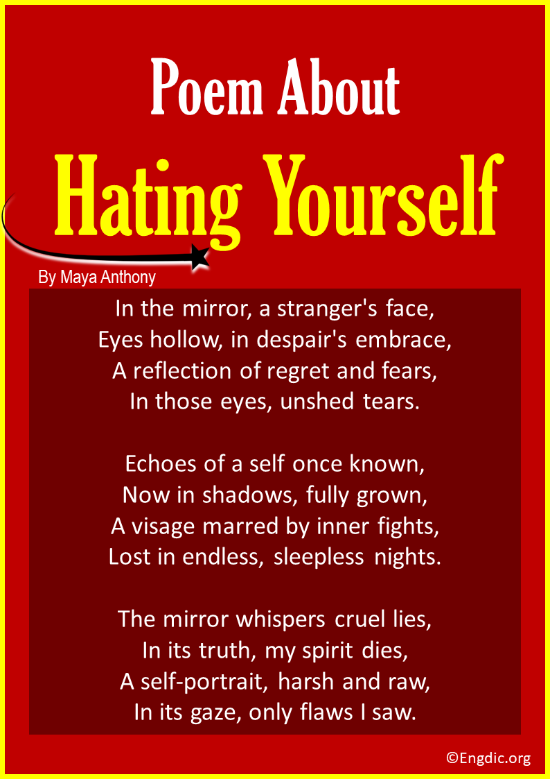 poems about Hating Yourself