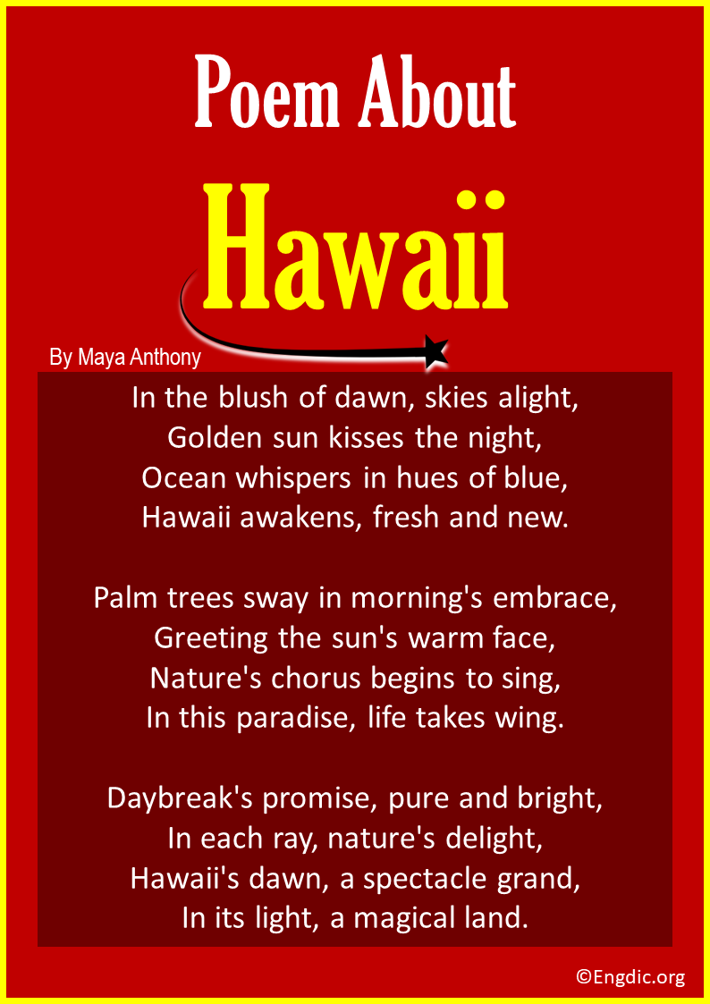 poems about Hawaii