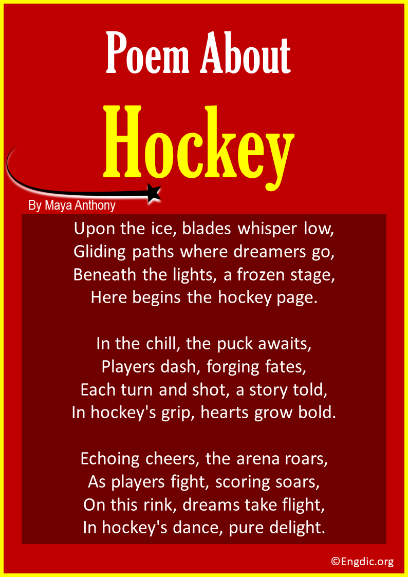 poems about Hockey