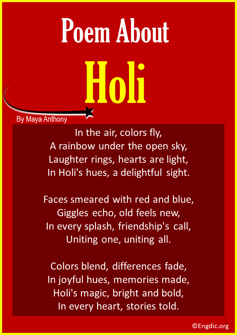 holi ke upar ek poem