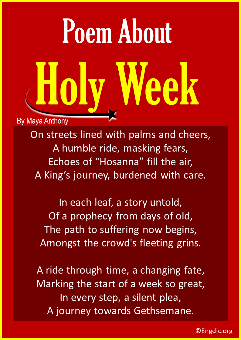 poems about Holy Week