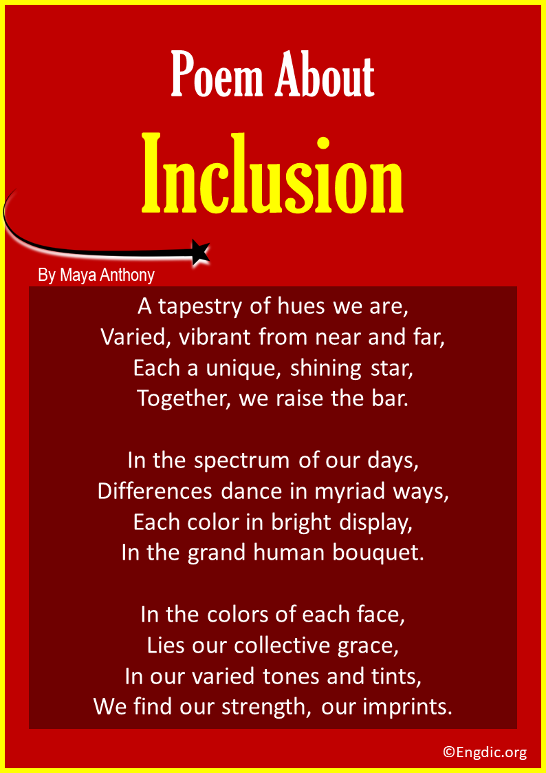 poems about Inclusion