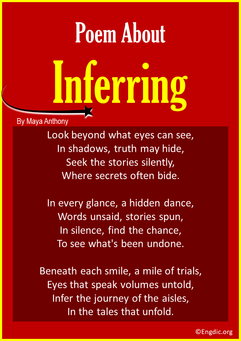 poems about Inferring