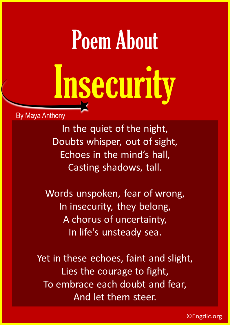 poems about Insecurity