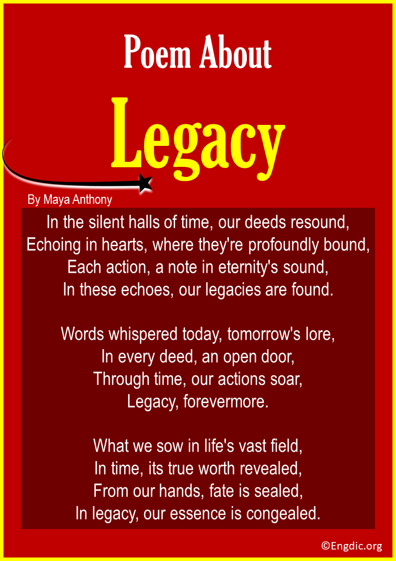 poems about Legacy