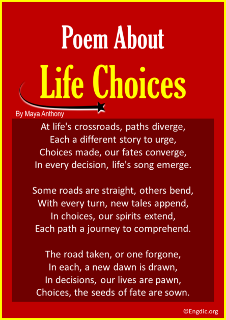 10 Best Poems about Life Choices - EngDic