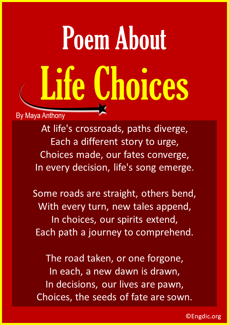 poems about Life Choices