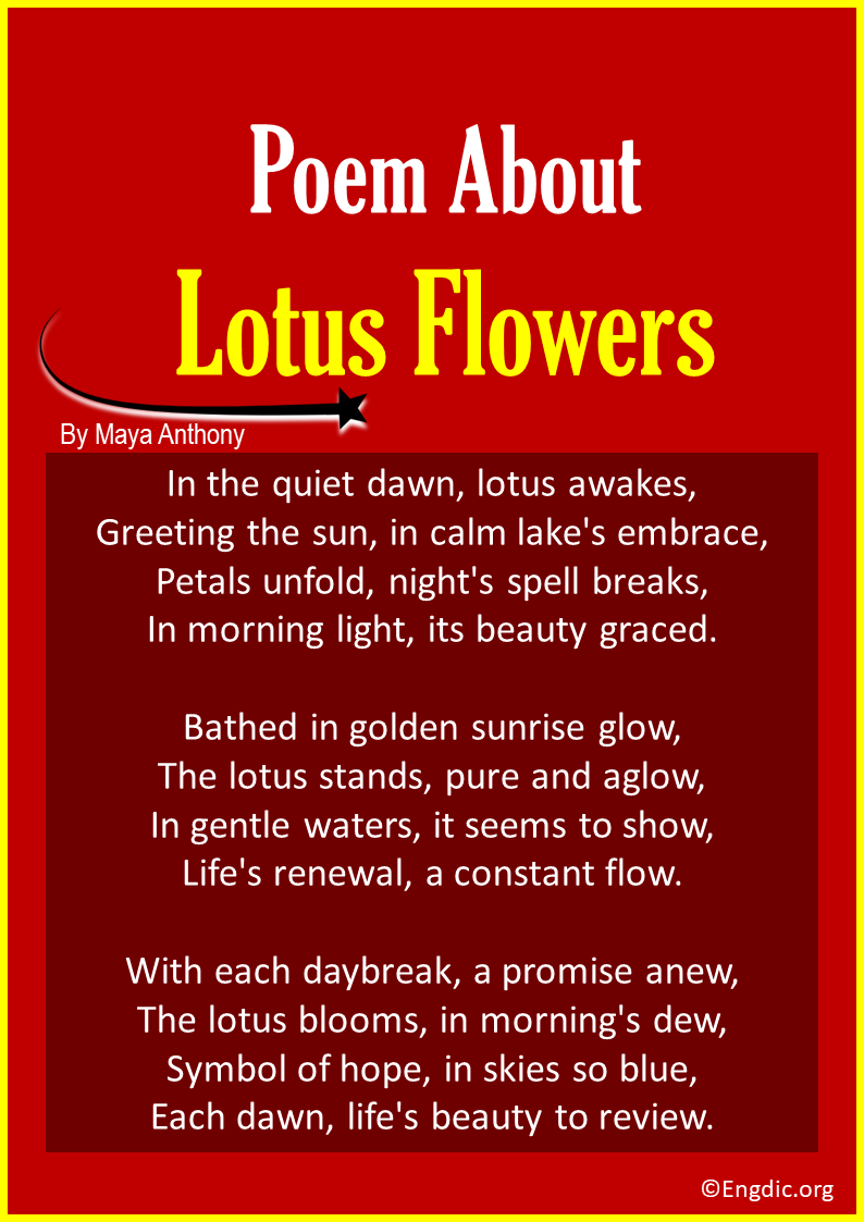 poems about Lotus Flowers
