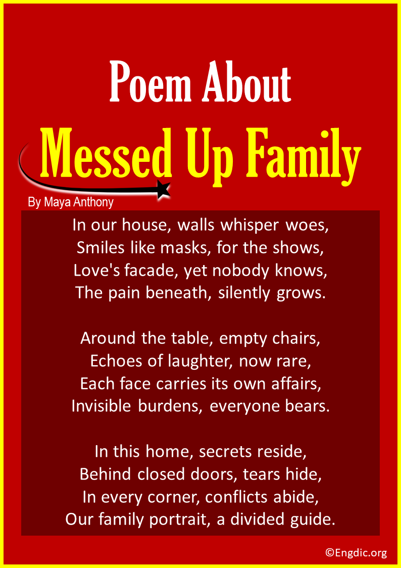 poems about Messed Up Family