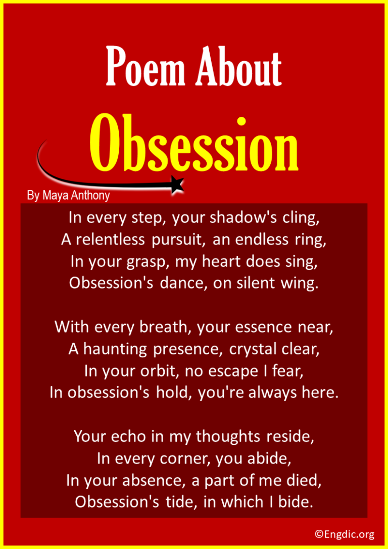 10 Best Short Poems About Obsession Engdic 