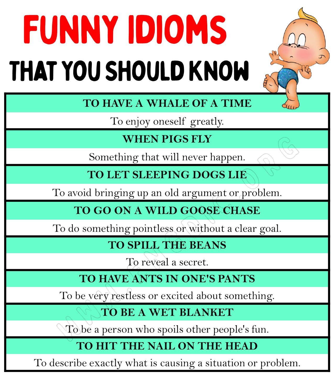 Funny Idioms